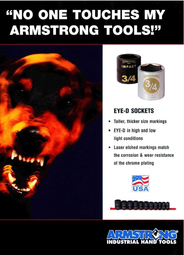 Armstrong® 2003 EYED™ Sockets Apex Tool Group